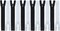 Zipperstop Wholesale YKK 16&#x22; Zipper YKK #3 Skirt &#x26; Dress ~ 6 Black and 6 White (12 Zippers / Pack)